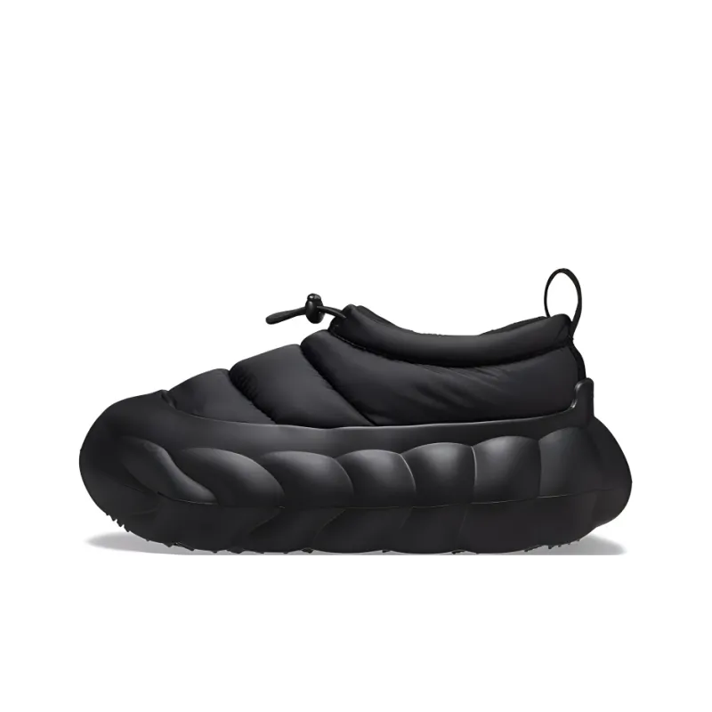 Crocs Устойчивая к истиранию Низкая Топ Casual Женская Черная