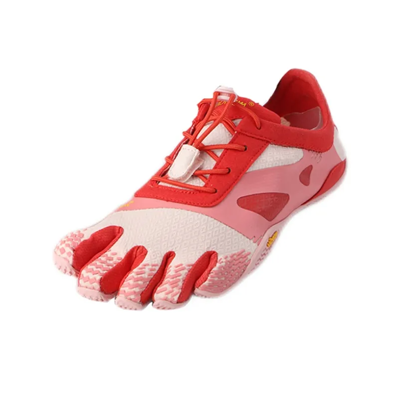 Vibram KSO Противоскользящие Дышащие Быстросохнущие Низкие Кроссовки для тренировок Женские Красные