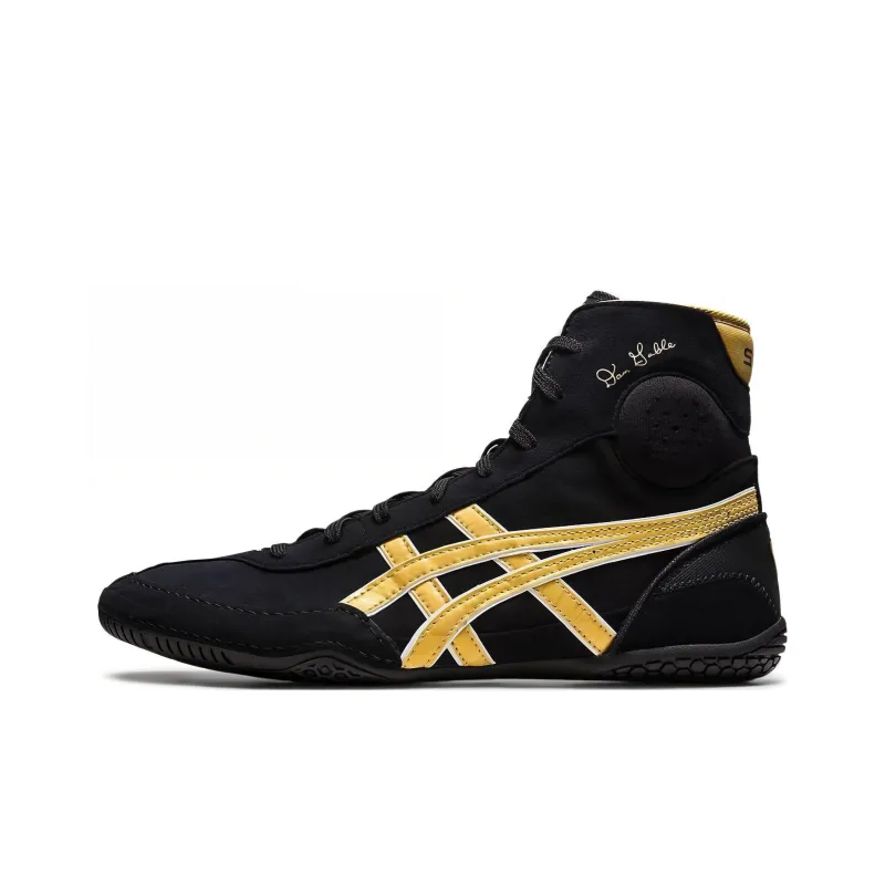 ASICS Dan Gable Evo 3 High Топ Кроссовки для тренировок Унисекс Черный Золотой