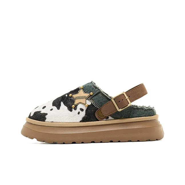 Disney x OLD ORDER Резиновая подошва устойчивая к истиранию противоскользящая домашняя обувь унисекс черный белый синий