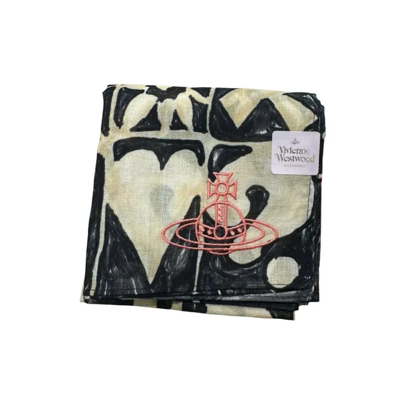 Vivienne Westwood Шелковые шарфы Унисекс Серый