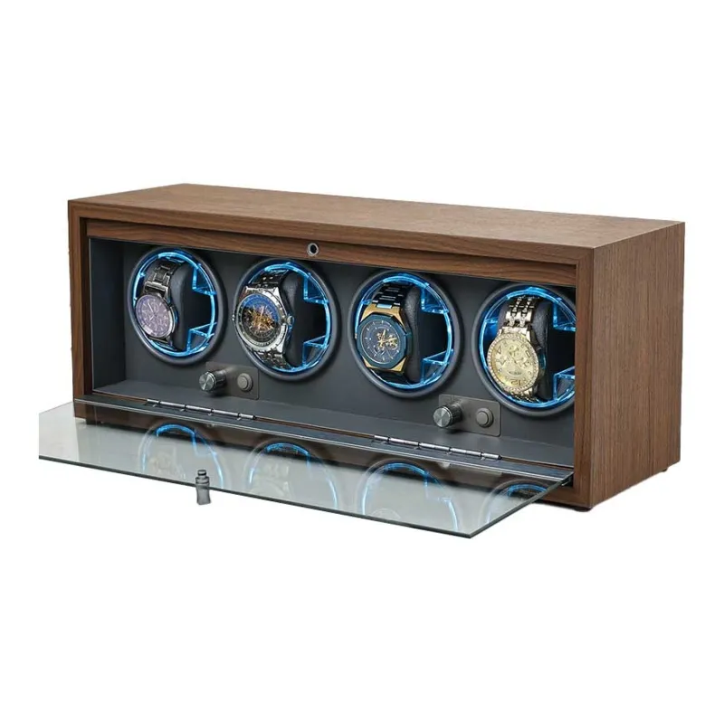 Windtoptime Watch Winder 4 Коричневый
