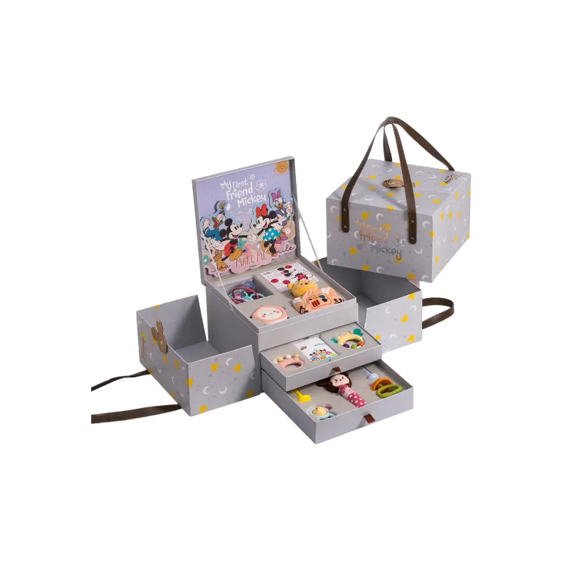 Disney Newborn Малыш Зубная игрушка Коробка Подарок на 1 месяц рождения Малыша Игрушки