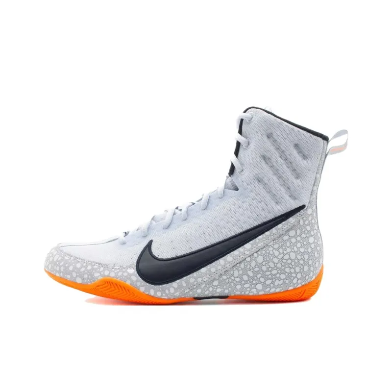 Nike MACHOMAI 3 Slip-resistant Abrasion-resistant High Top Training Shoes Men's Gray Найк MACHOMAI 3 Противоскользящие Устойчивые к истиранию Высокие Кроссовки для тренировок Мужские Серые