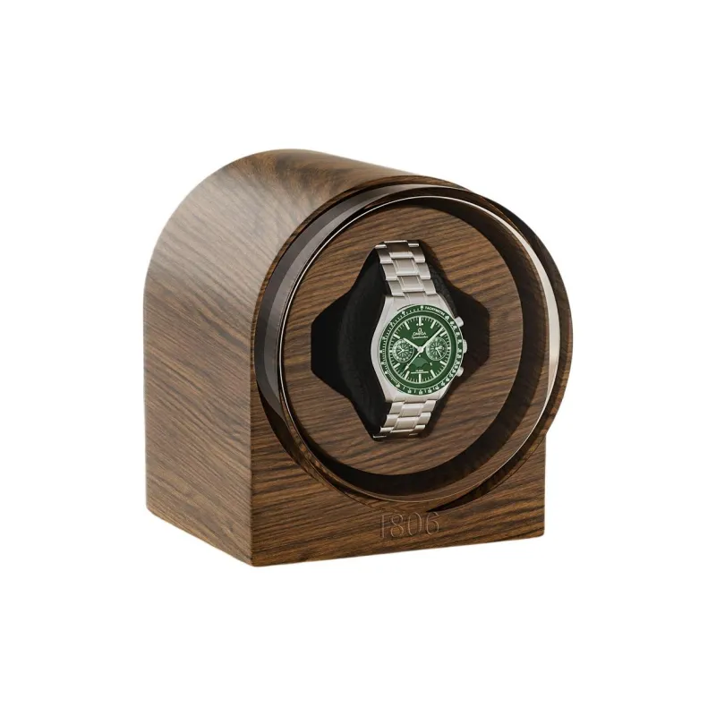 Brilliant Victory Gate Collection 1 отделение для часов 2 отделения для часов Watch Winder ореховое дерево с рельефной древесной текстурой унисекс