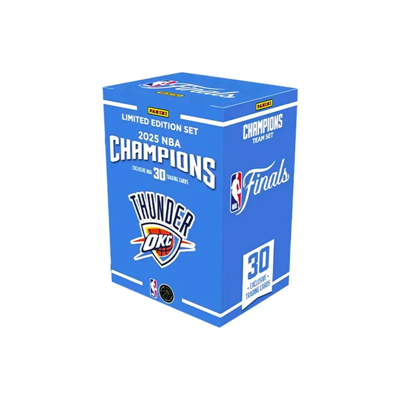 PANINI 2025 Баскетбол NBA Чемпион Thunder OKC Champions Collection Hand GRENADE Коробка Карты Спортивные Карты Целая Коробка