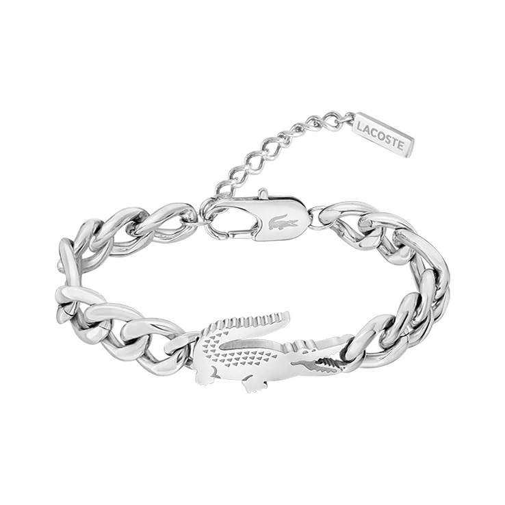 Коллаборация LACOSTE Нержавеющая сталь Браслеты Унисекс