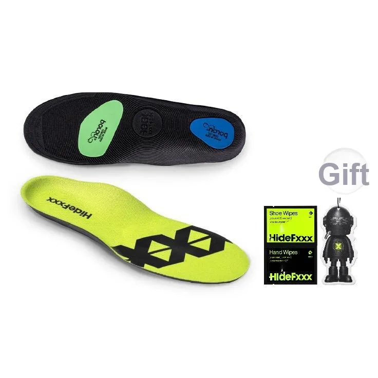 Hidefxx PORON Амортизация Высокий Отскок Углеродное Волокно Стельки Мужской