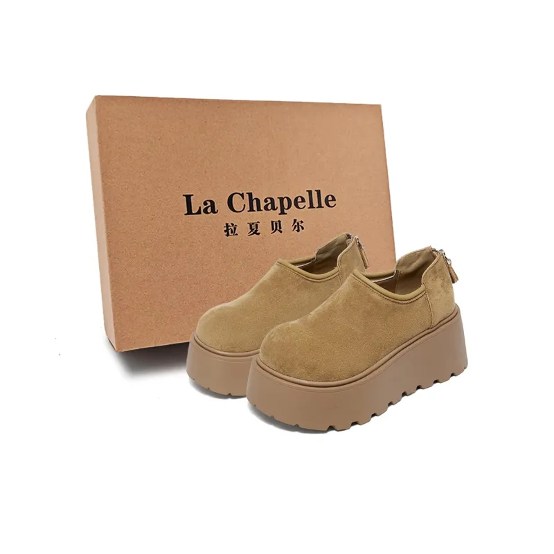 La Chapelle Модный Корейский стиль 7 см Платформа Fashion Minimalist Style Обувь Birkenstock Кэжуал Женская Хаки