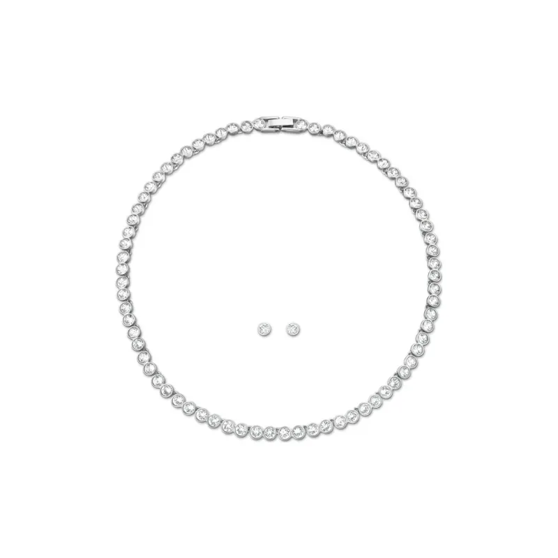 Swarovski Теннис Ожерелье Белое Женское