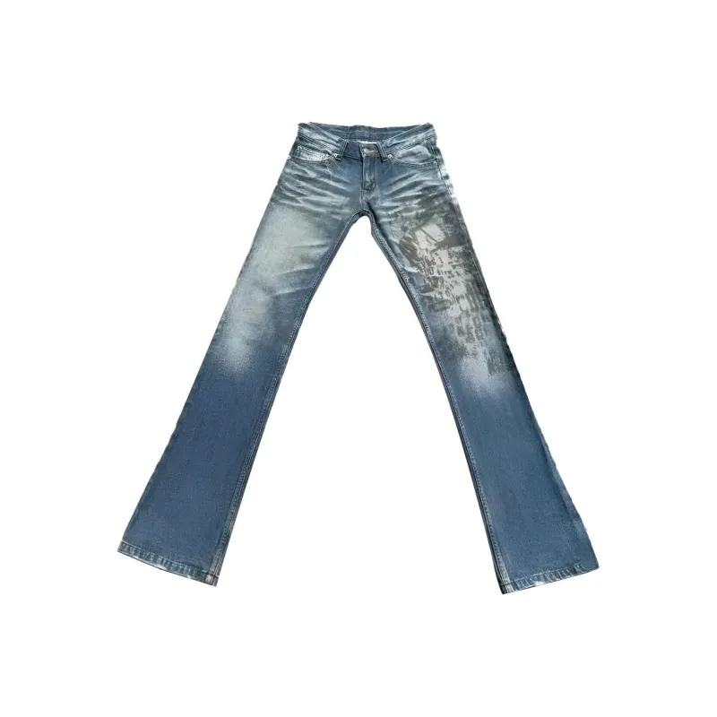 YICHEN Blue Unisex Jeans YICHEN Синий Унисекс Джинсы