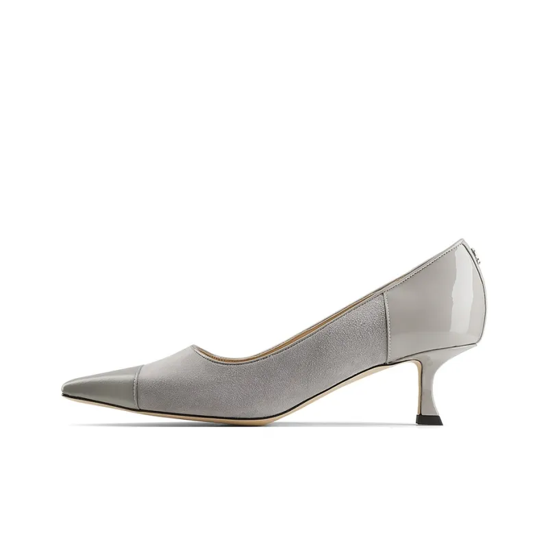 Jimmy Choo Узкий каблук Высокие каблуки 5 см Женские Серый