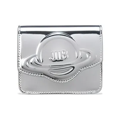 JELLYTOYBOY ПУ (полиуретан) Планета Картхолдер Монетница Карман для удостоверения личности Стандартный Унисекс Серебристый Черный