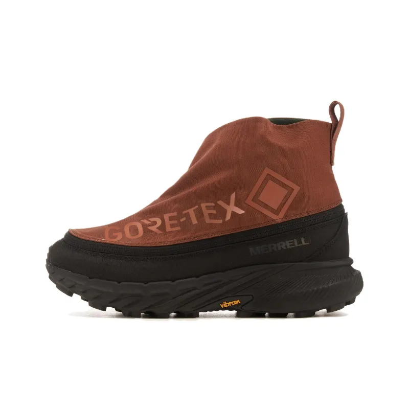 MERRELL Противоскользящая Устойчивая к истиранию Высокий Топ Походная обувь Мужская Красная