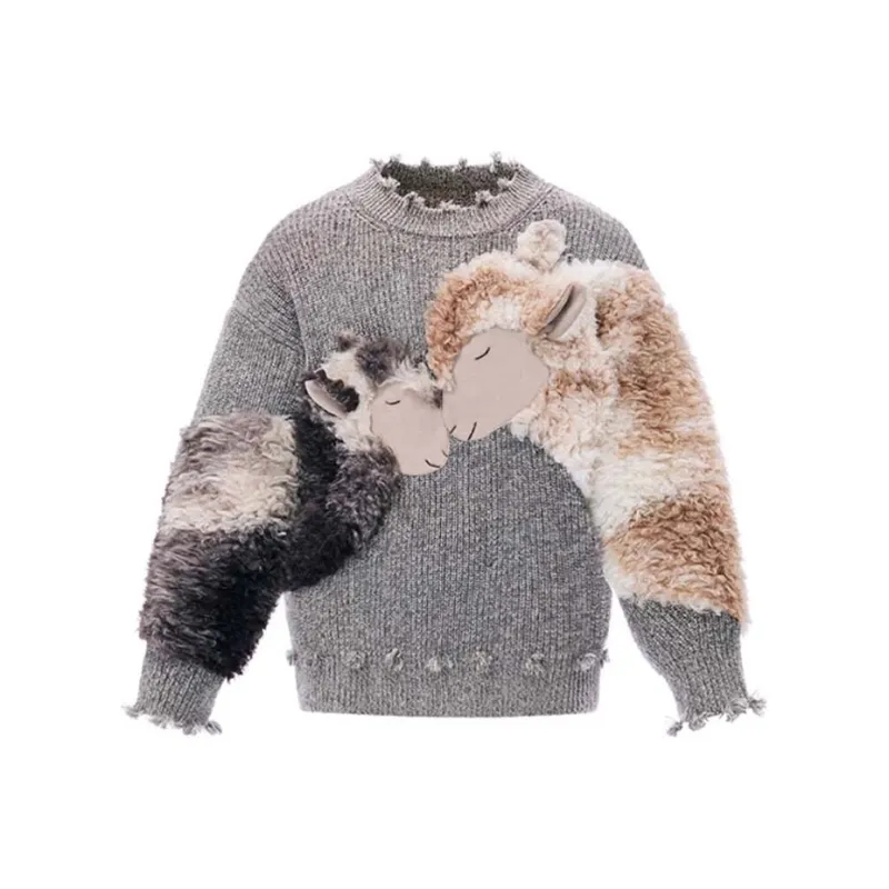 VALLEYOUTH Свитер Мужской Oatmeal Серый