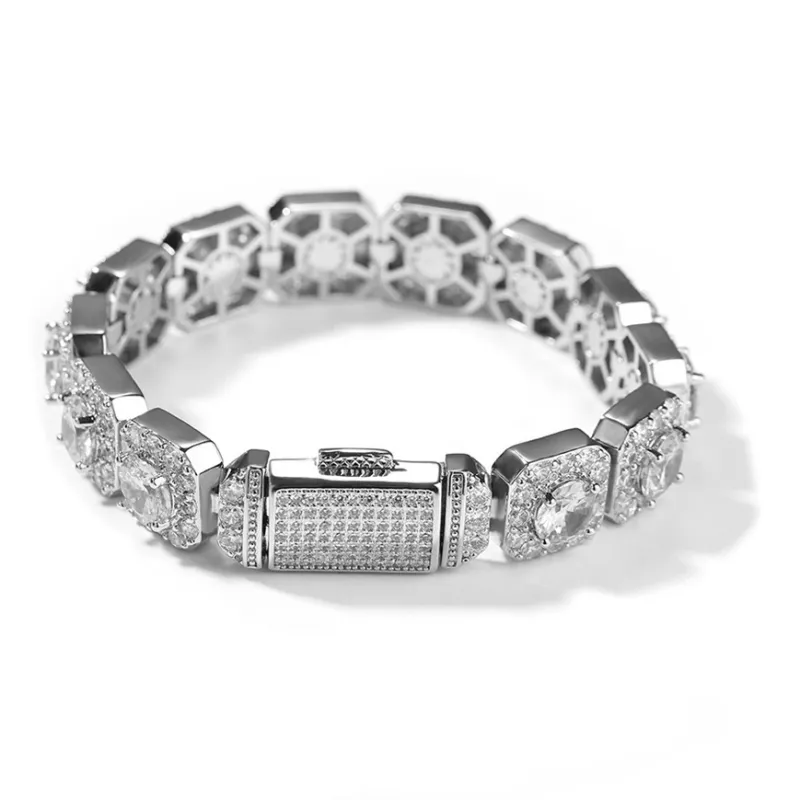 KING OF BLING Сплав с цирконием браслеты унисекс