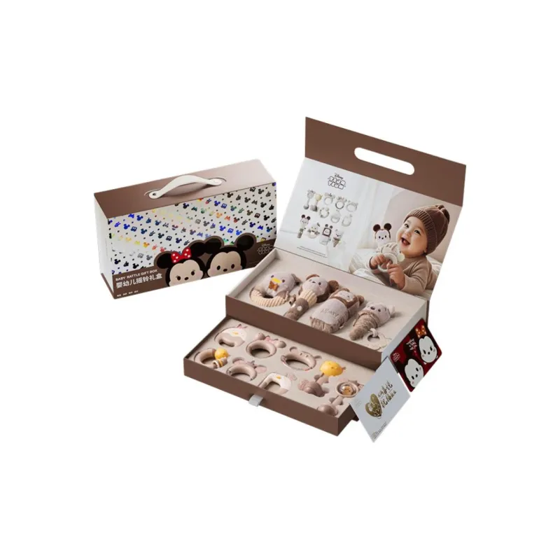 Disney Newborn Welcome Подарочная коробка для новорожденных игрушки для первого месяца жизни и для прорезывания зубов развивающие игрушки