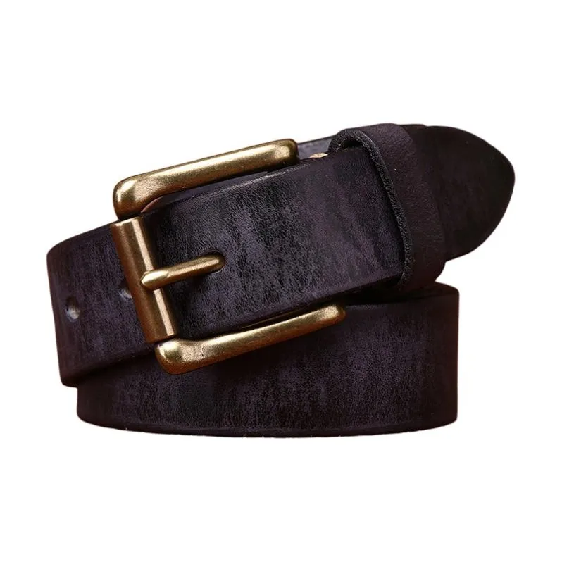 JEANSWEST Ремни из коровьей кожи Мужской 3,5 см