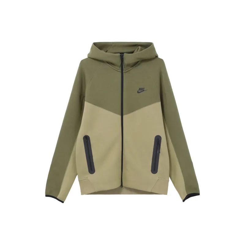 Nike Sportswear Tech Fleece WINDRUNNER Толстовка Мужская Оливково-зеленая