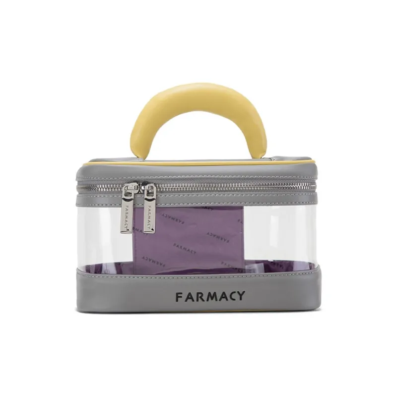 FARMACY Микрофибра Косметичка Стандартная Женская Черная Зеленая Белая Серая