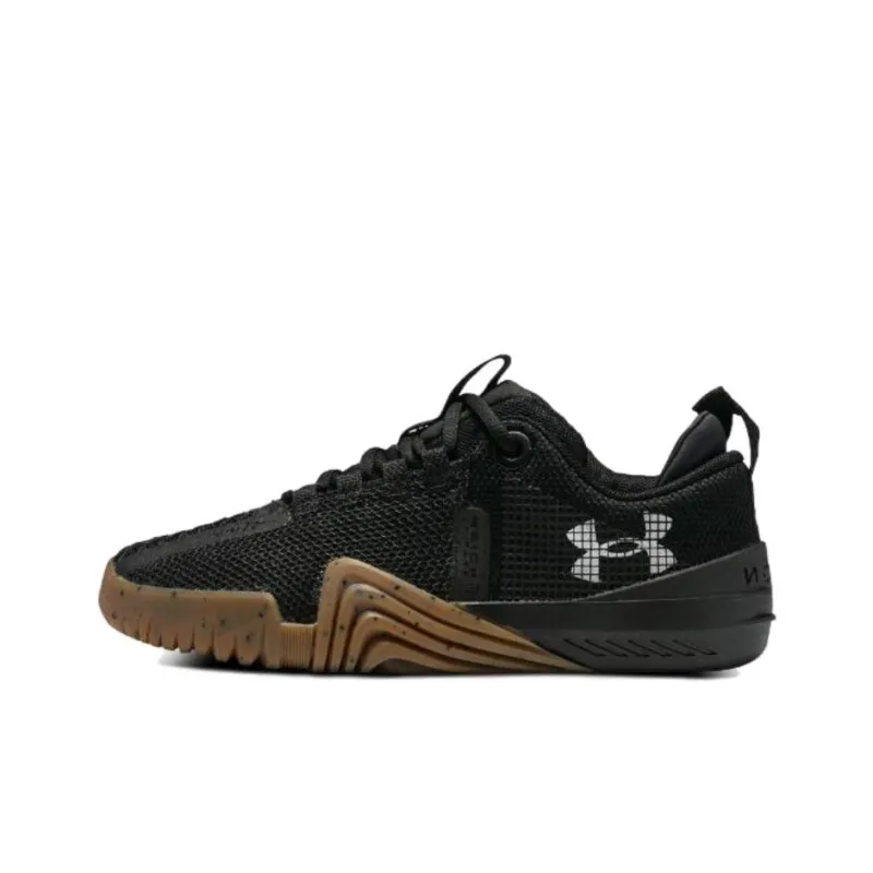 Under Armour Reign 6 Slip-Resistant Low Top Тренировочные Кроссовки Женские Черные Коричневые