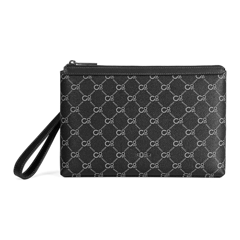 COOGI Синтетическая кожа Клатч Стандартный Мужской Черный Серый