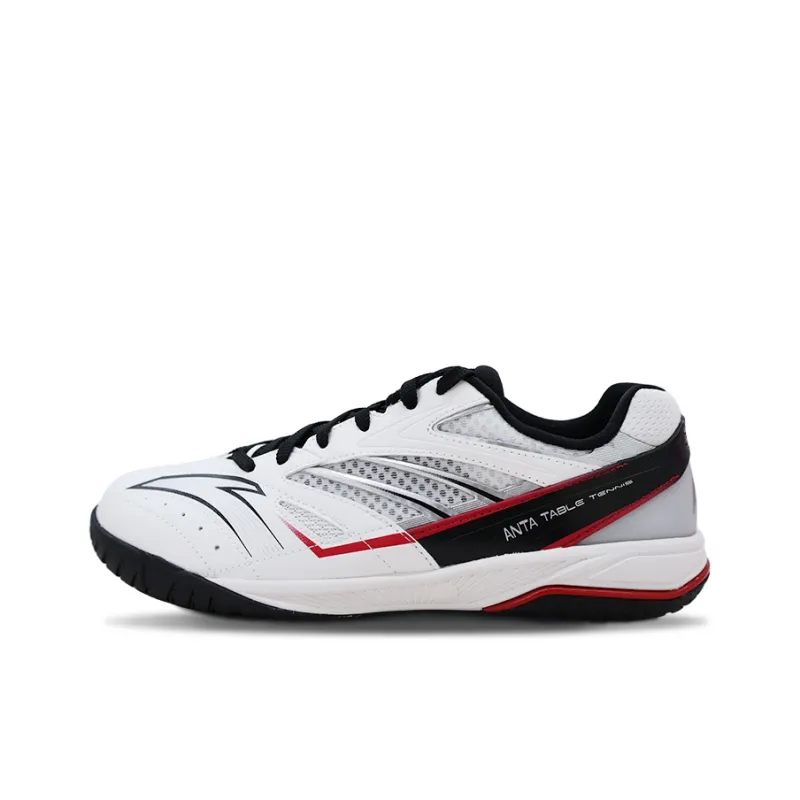 ANTA Противоскользящие Износостойкие Низкие Кроссовки для тренировок Мужские Папирус Белый Черный
