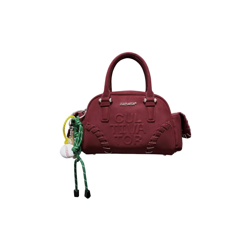 CULTIVATOR ПУ (полиуретан) Бостон Сумка Сумка через плечо Маленькая Унисекс Красная Коричневая Бежевая