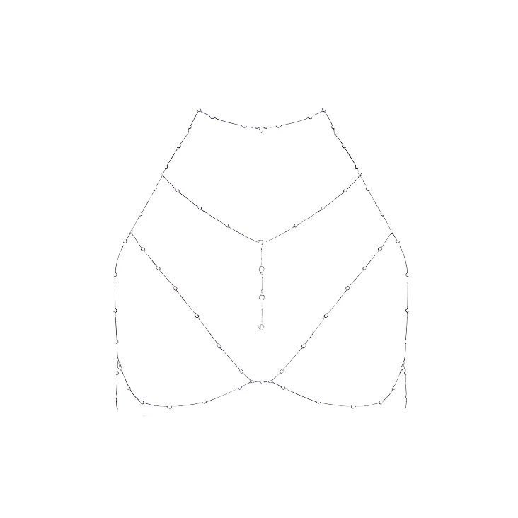 NUANTONG Цепь для тела из сплава женская