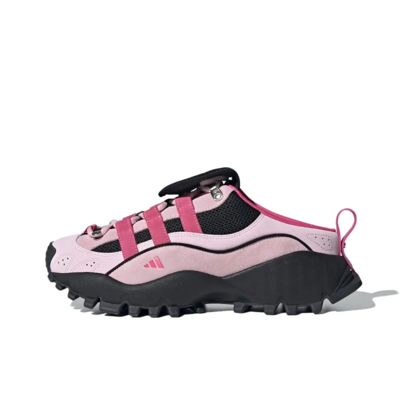 Adidas SEEULATER MULE Устойчивые к истиранию противоскользящие домашние тапочки для женщин розовые