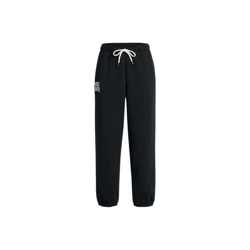 Under Armour Вязаные Тренировочные Брюки Женские Черные