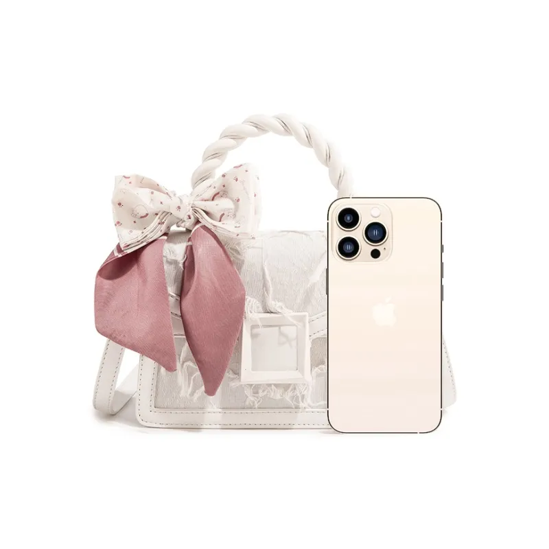 MACKJANICE Холст Kelly Bag Сумка через плечо Сумка для женщин Молочно-белый