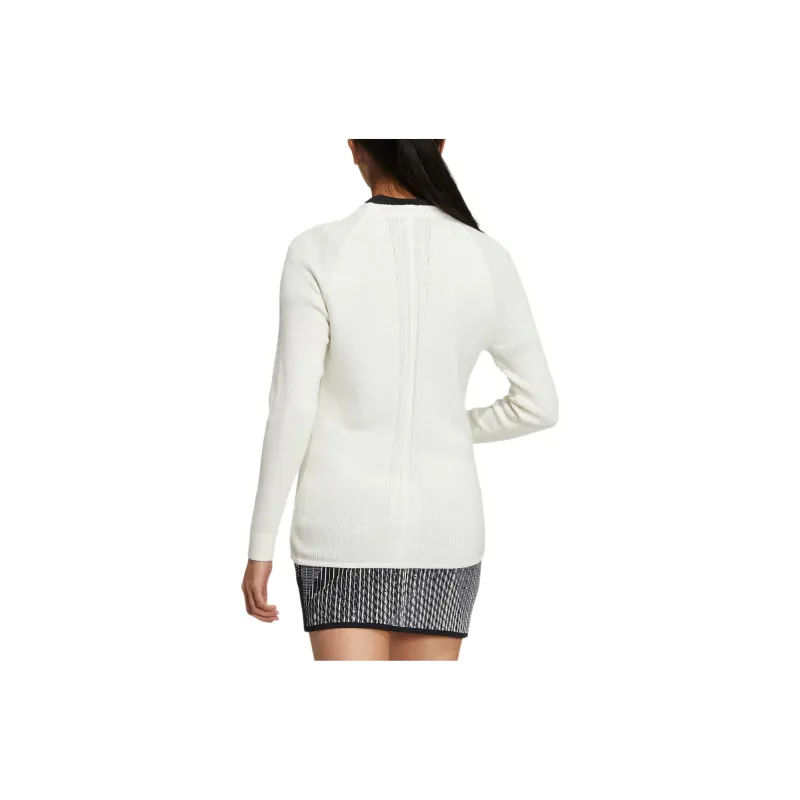 Adidas FW22 Кашемир Свитер Женские Белые