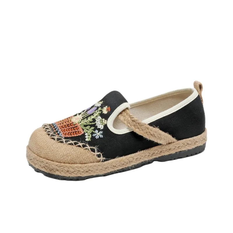 TAFN Вышитые туфли в стиле Ханьфу Женские