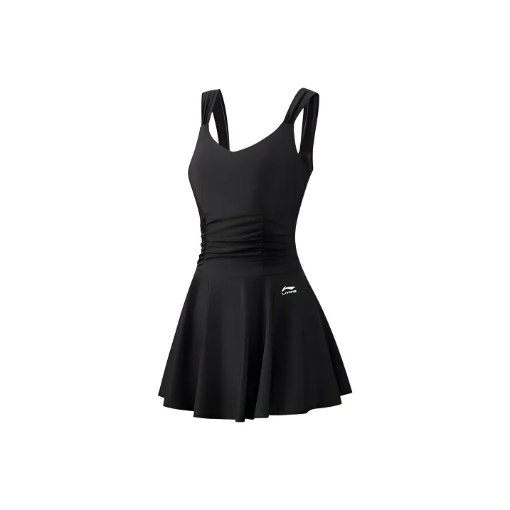 Платье и юбка для плавания подкладка женский черный