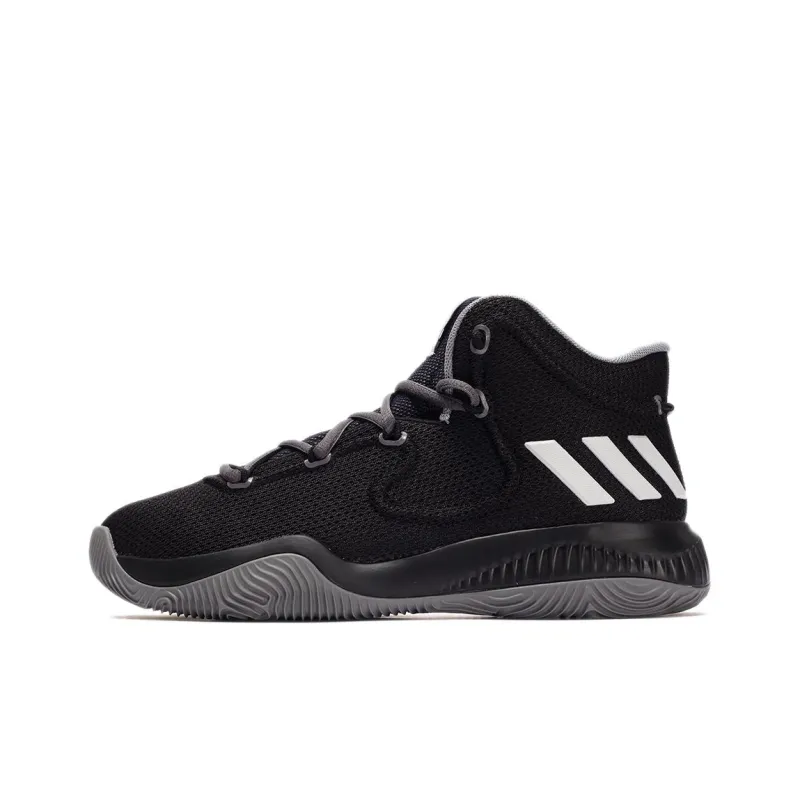 Adidas Crazy Explosive Slip-resistant Abrasion-resistant Shock Absorbers MID Баскетбольные кроссовки Мужской Черный