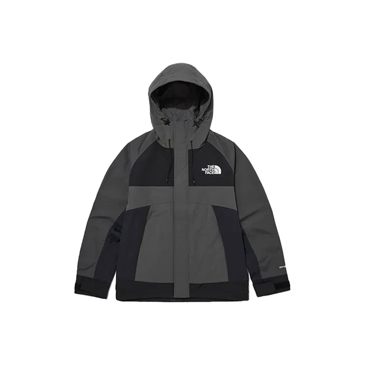 The North Face Ветрозащитная ветровка унисекс черного и серого цвета