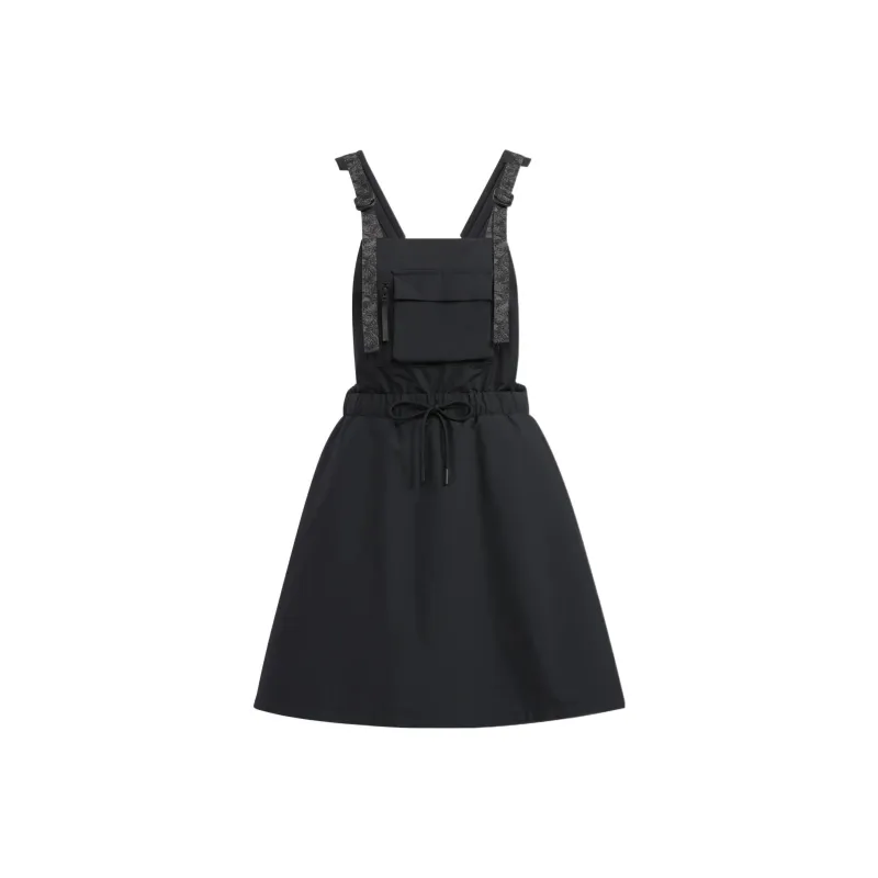 Adidas Originals Sleeveless Dress Women's Black Adidas Originals Без рукавов Платье Женское Черное