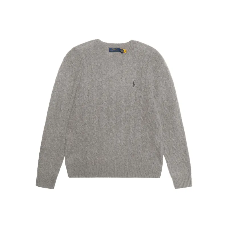 Polo Ralph Lauren SS23 Кашемир Свитер Мужской Фотиния Серый