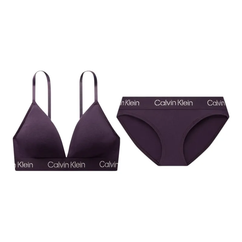 Calvin Klein Modern Gravity Band Нижнее белье Набор Женские Сливовый фиолетовый