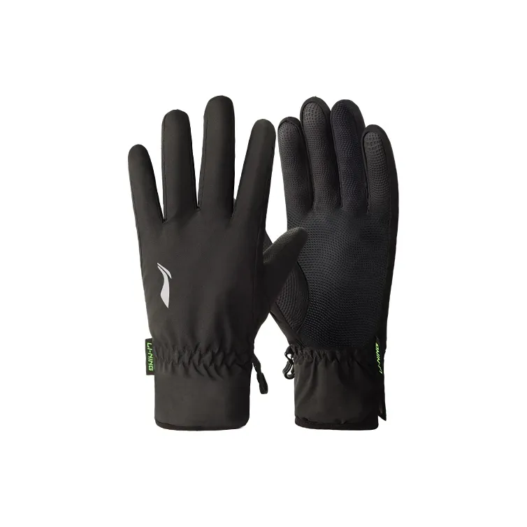 Лайнер Полиэстер Спортивные Перчатки Унисекс Черный