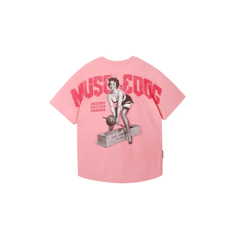 Muscle Dog Повседневная T-рубашка Спортивная одежда Мужская