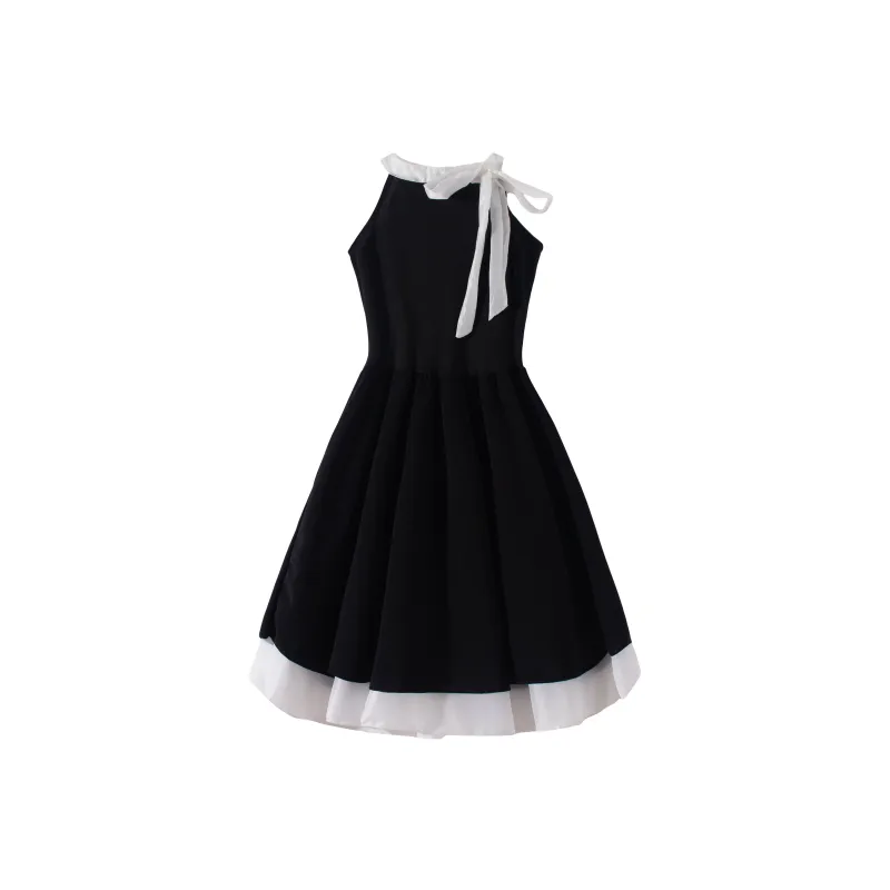 RTNH Без рукавов Платье Женское Черное