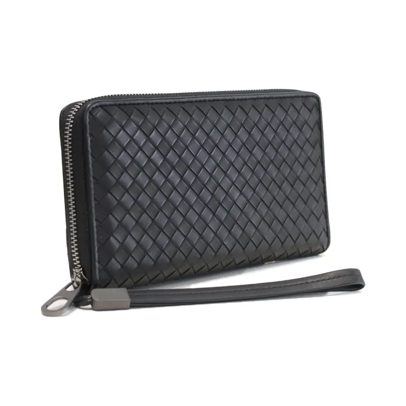 DOSRFINI Кошелек из коровьей кожи стандартный мужской черный