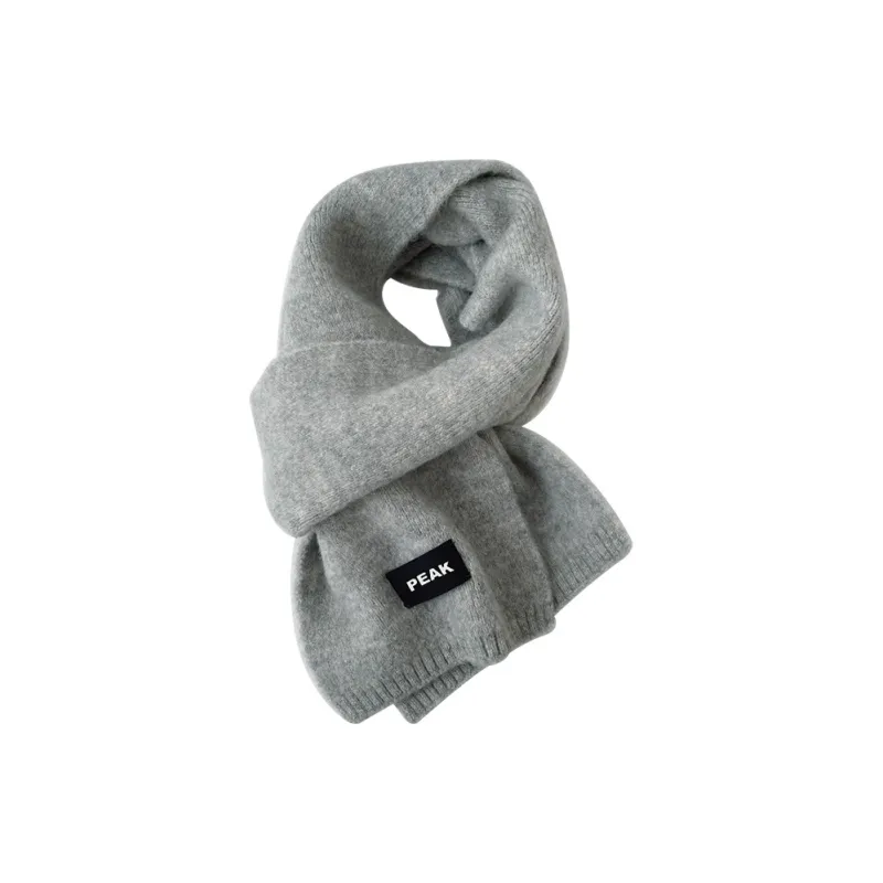 PEAK Акриловые Вязаные Шарфы Унисекс Многоцветные