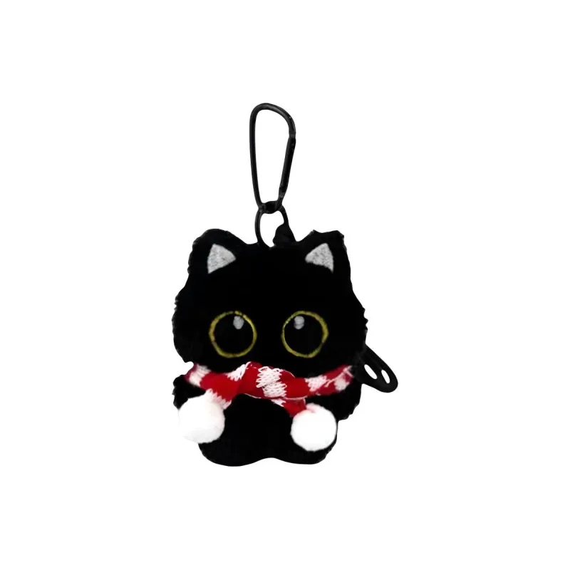 Pampered Journal Большеглазая Черная Котенок Кукла Плюшевая Подвеска 5 см Рекомендуемый рост