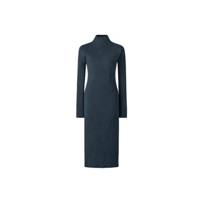 UNIQLO U Collection FW25 Длинное Платье с Длинными Рукавами Женское