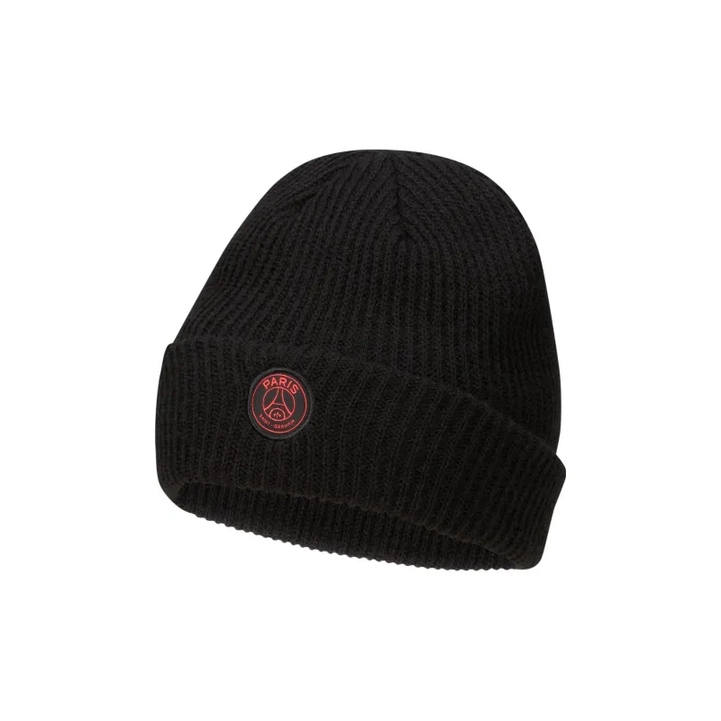 NIKE Акриловая шапка-бини черного цвета унисекс