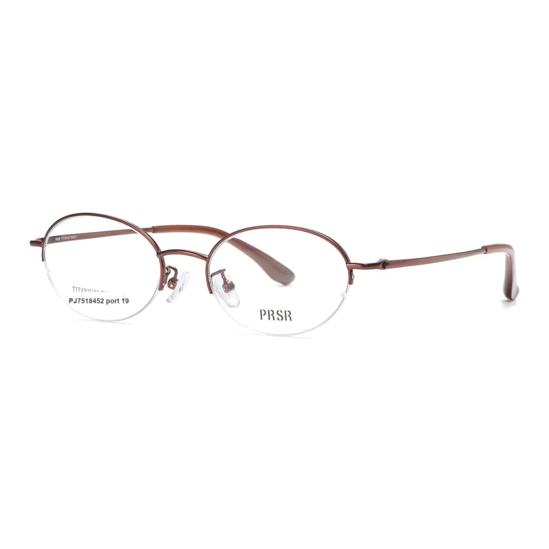 Prsr Alloy Pure Titanium Oval OPTICAL Glasses Unisex