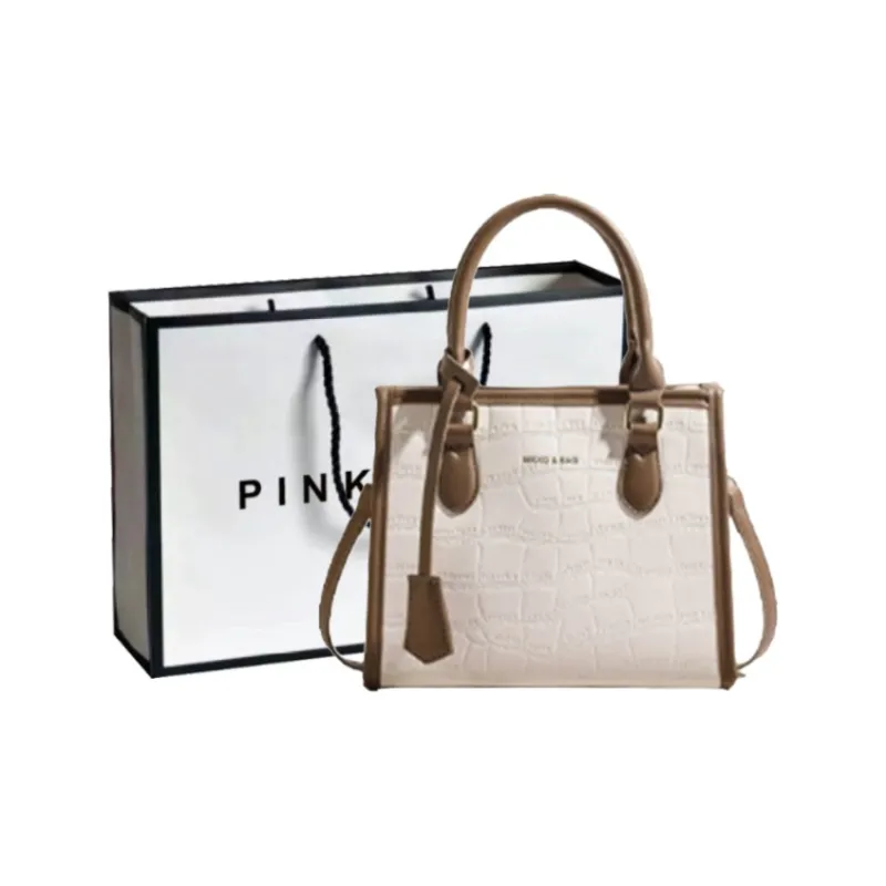 PINK·LAND ПУ (полиуретан) Сумка для свадьбы Сумка Maid OF Слава Сумка через плечо Ручная сумка Обычная сумка Женская Черный Белый Хаки Белый Коричневый Красный